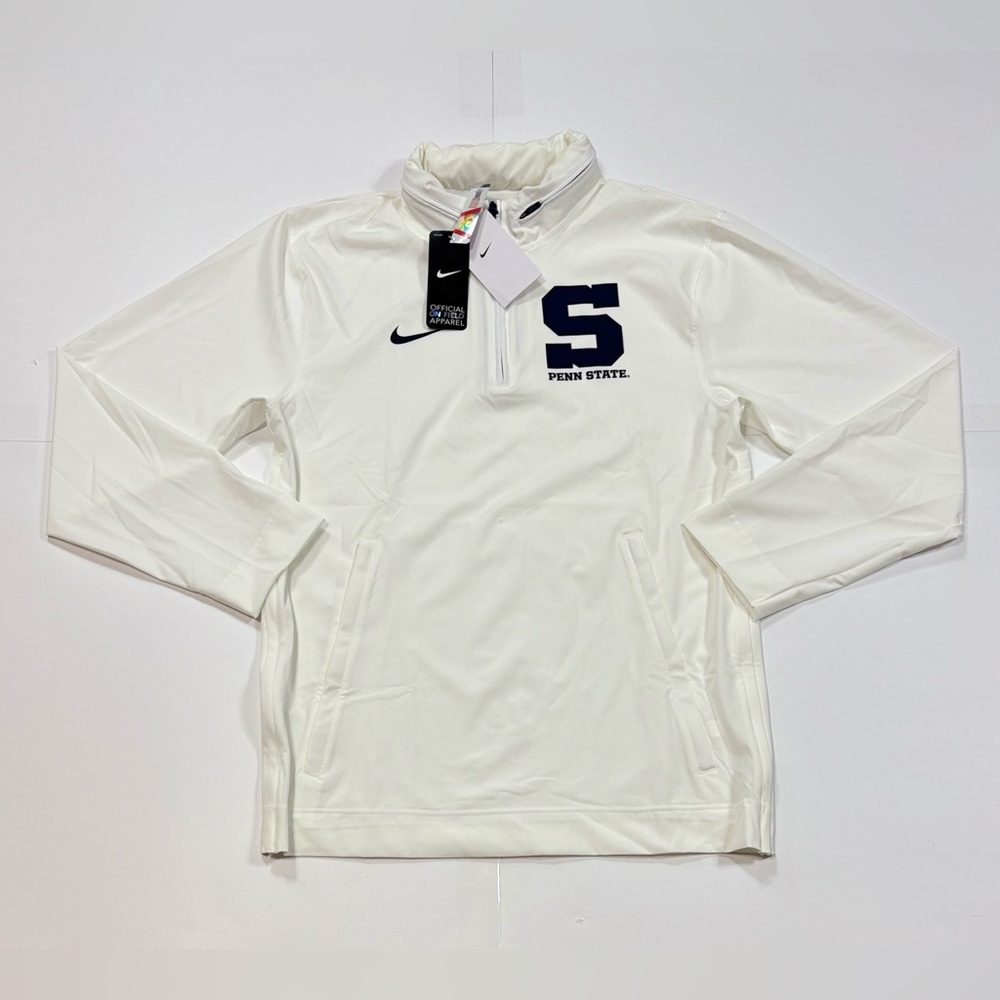 Size S Nike Mens Penn State Nittany Lions Coaches Jacket White On Field Sideline